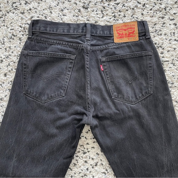 Levi’s 505 Black Jeans 33x30 - Picture 6 of 6